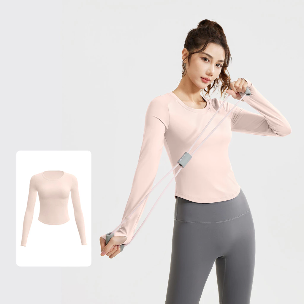 MVP Sport เสื้อยืดแขนยาว คอกลม ออกกำลังกาย ระบายอากาศ thumbnail 5