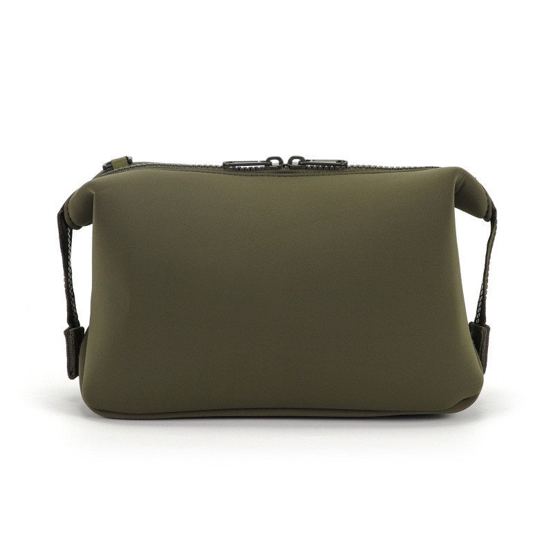 กระเป๋าเครื่องสําอางกระเป๋าเดินทางแบบพกพาวัสดุดําน้ําถุงแป้งเครื่องสําอางความรู้สึกระดับไฮเอนด์2024ส