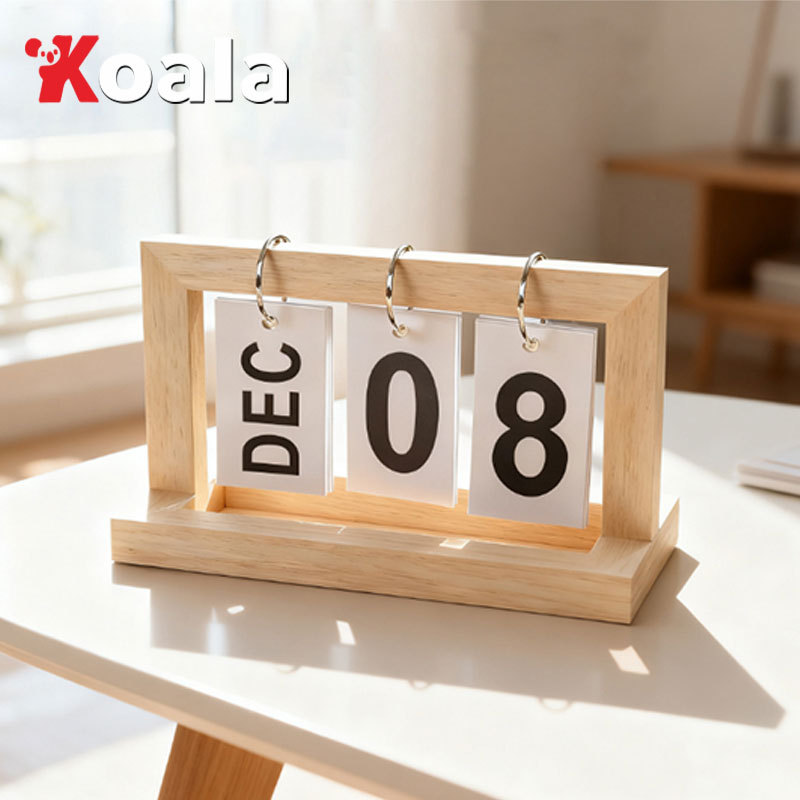KOALA ปฎิทินเปลี่ยน วัน/เดือน แบบอเนกประสงค์ ปฎิทินตั้งโต๊ะ แบบมินิมอล
