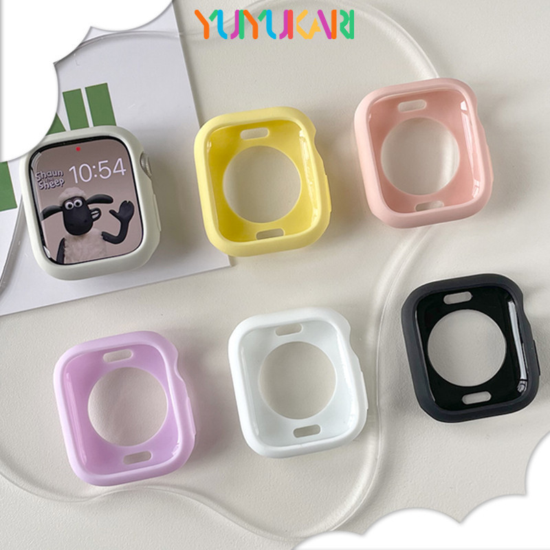 ฝาครอบยางซิลิโคนอ่อนสำหรับ for Apple Watch Ultra 3 2 SE 3 2 Iwatch Series 11 10 9 8 7 6 49 46 45 41 44 40 42 38 มม