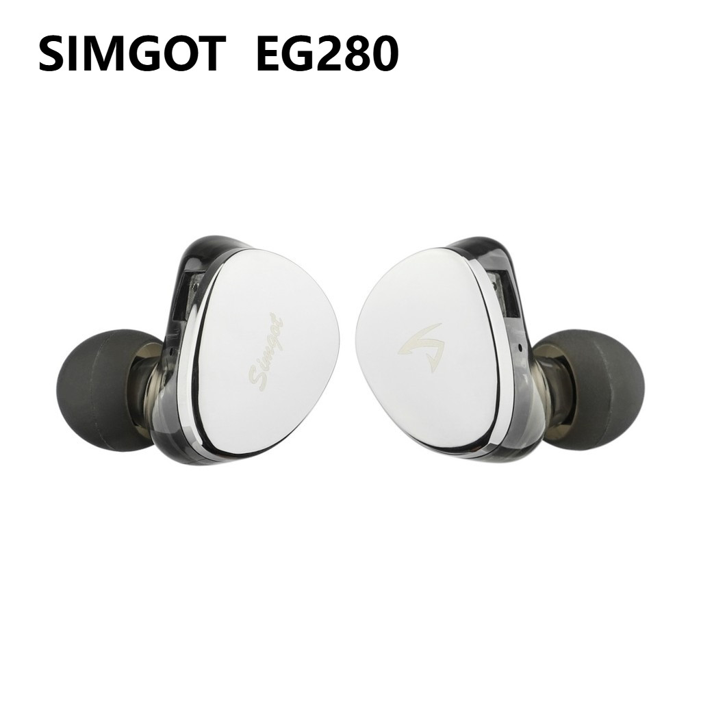 SIMGOT EG280 In Ear Monitor 1DD + 1 Planar HiFi IEM หูฟังเล่นเกมแบบมีสายที่ถอดออกได้ 2Pin OFC สาย Optimized สําหรับ HiFi & GAMING