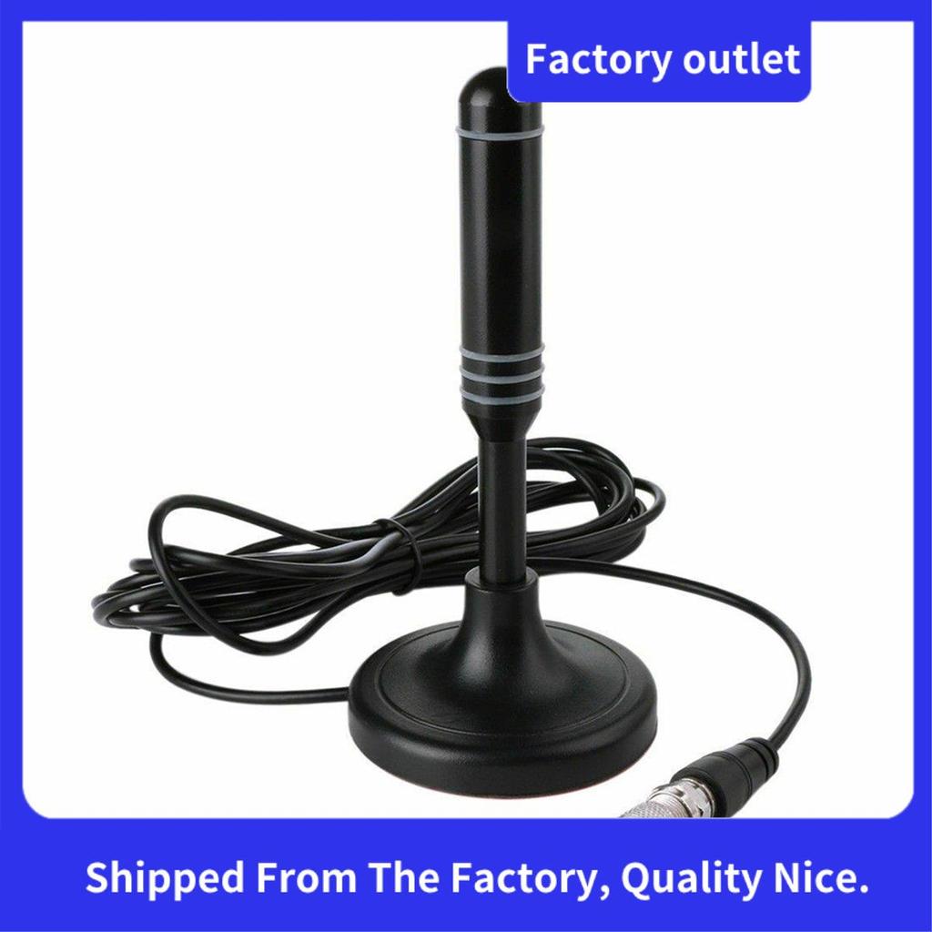 1 ชิ้นดิจิตอล HD Freeview เสาอากาศ HDTV เสาอากาศพลาสติกสีดํากันน้ํากลางแจ้งสําหรับ DVB-T DVB-T2 และ 