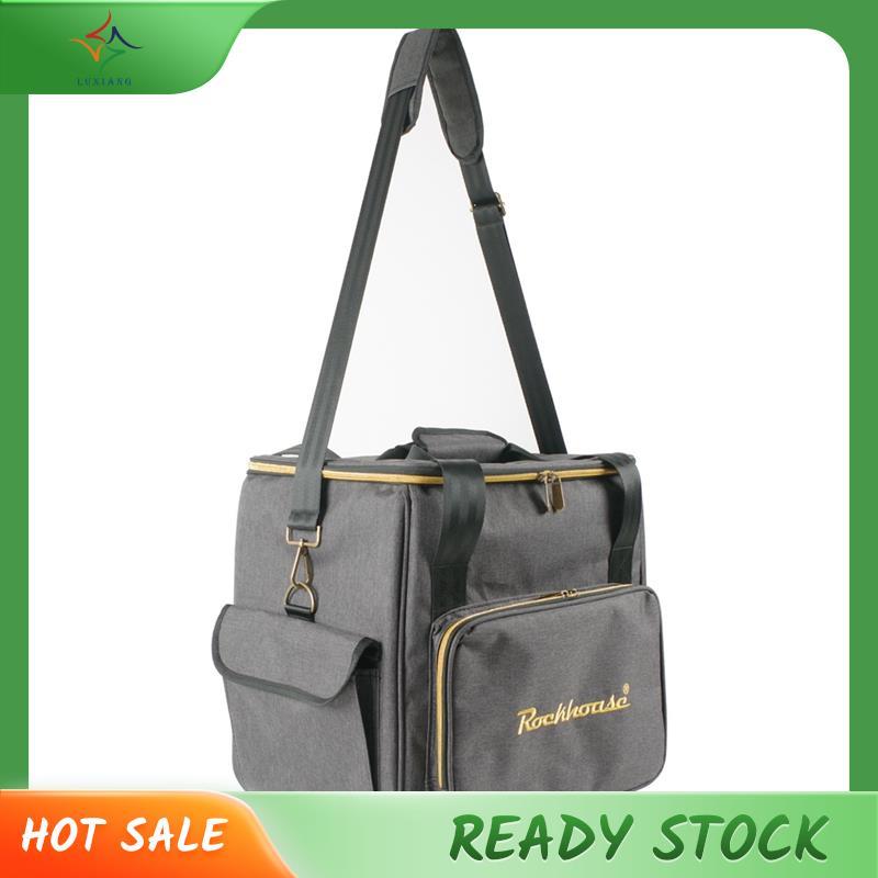 [luxiang.th] Rockhouse Vinyl Records Carrying Bag Vinyl Records Bag for12 Inch Vinyl Records