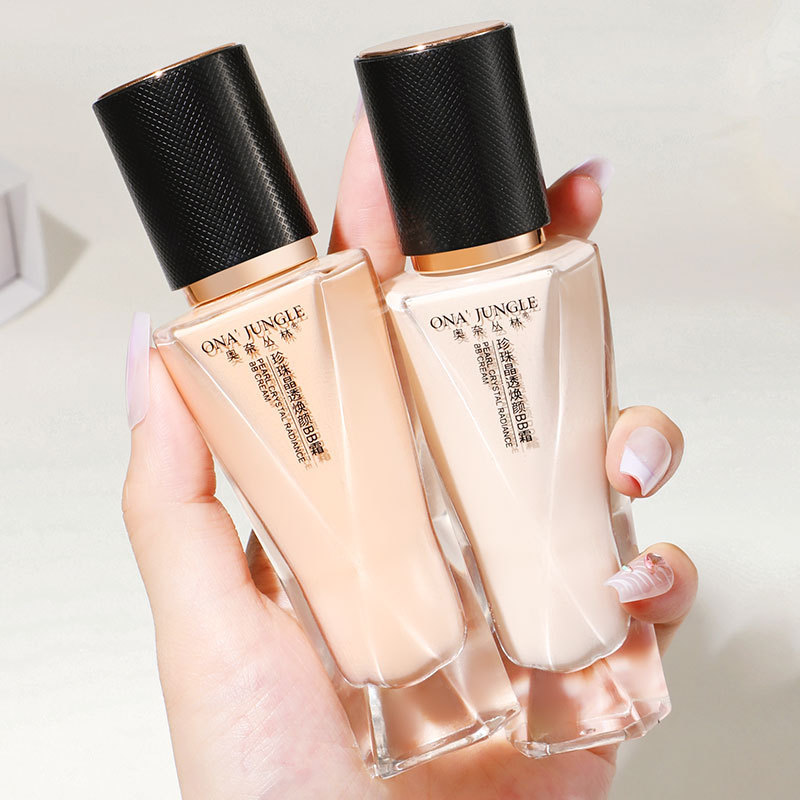 เพิร์ลคริสตัลใส Rejuvenating BB ครีม Moisturizing คอนซีลเลอร์ Moisturizing Liquid Foundation ไม่มีแต