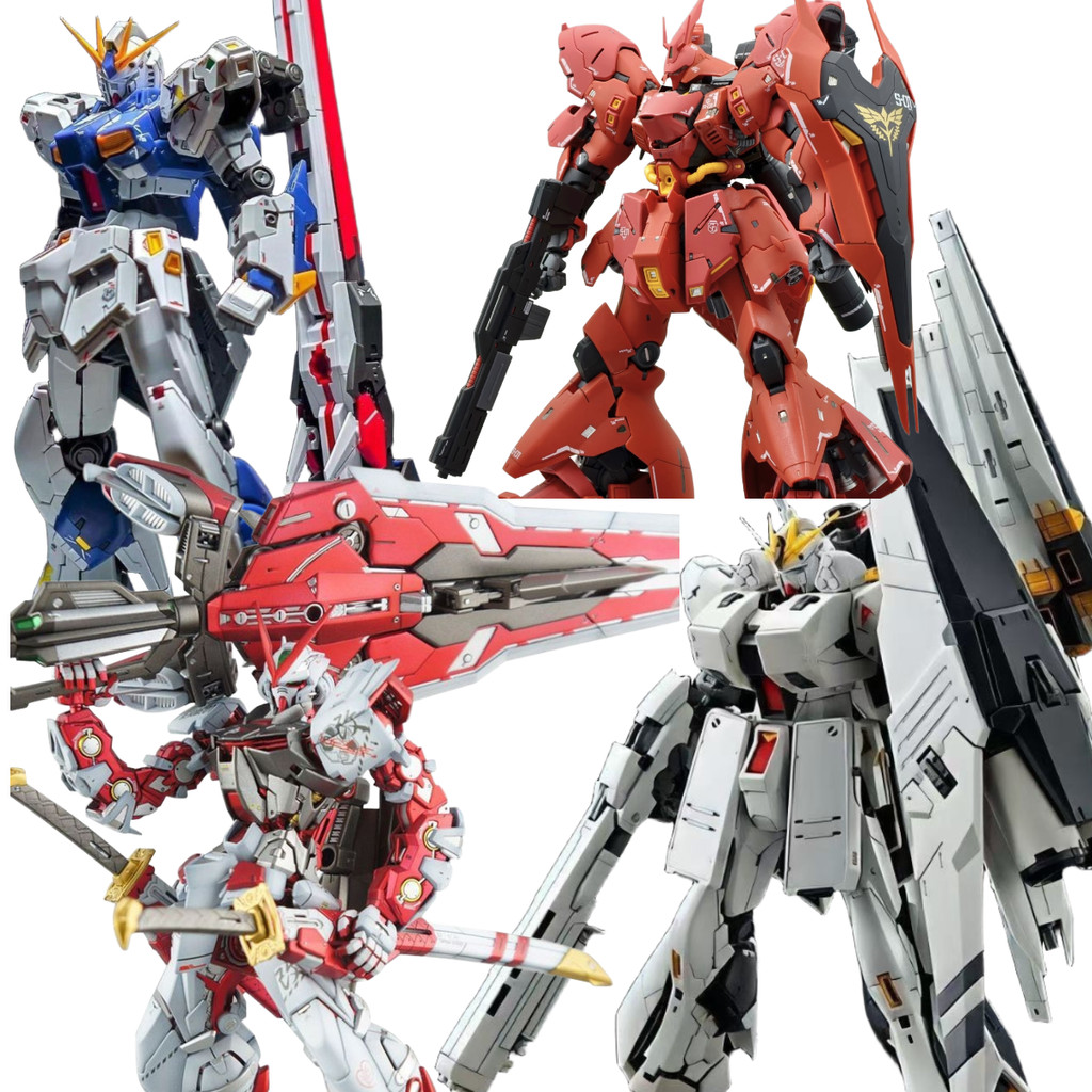 R RG MGSD ประกอบตกแต่ง RG32A-Reloaded Niu RG32B-Fukuoka Niu MG-6601 สีแดง Heresy RG-Sazabi Wolf King ฟรีนักรบ Niu