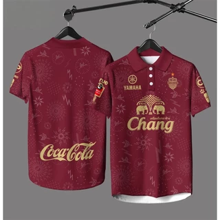 เสื้อฟุตบอลลีกไทยสำหรับผู้ชาย ออกแบบเพื่อดูดซับเหงื่อ และระบายอากาศได้ดี