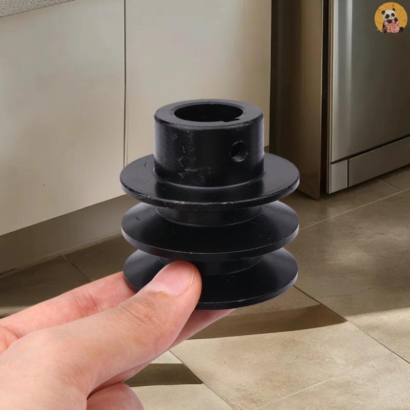 [CO] 19/20 มม.Double Groove Flat Key Shaft V Belt Pulley สําหรับ 168F 170F อุปกรณ์เครื่องยนต์เบนซิน 