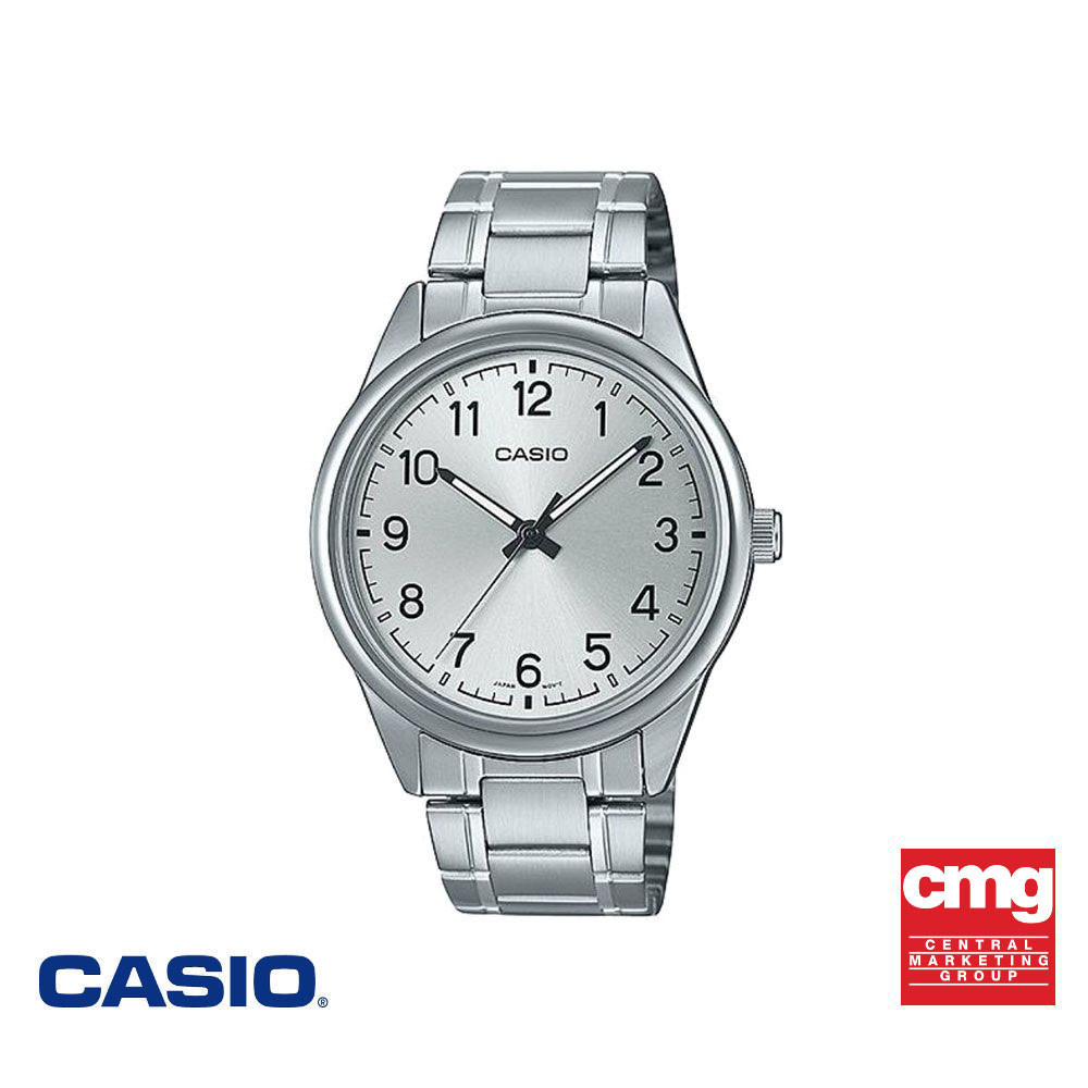 CASIO นาฬิกาข้อมือ CASIO รุ่น MTP-V005D-7B4UDF วัสดุสเตนเลสสตีล สีเงิน