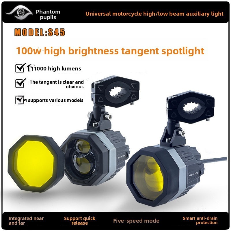 Motorcycle Spotlight High Beam LED Headlight