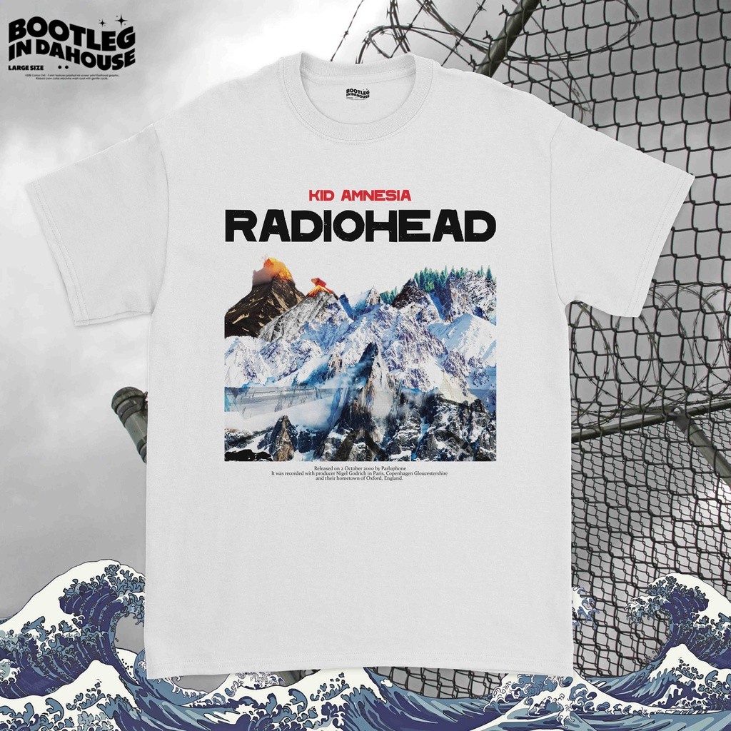 เสื้อยืดวง Radiohead Kid Amnesiac - เสื้อ Radiohead