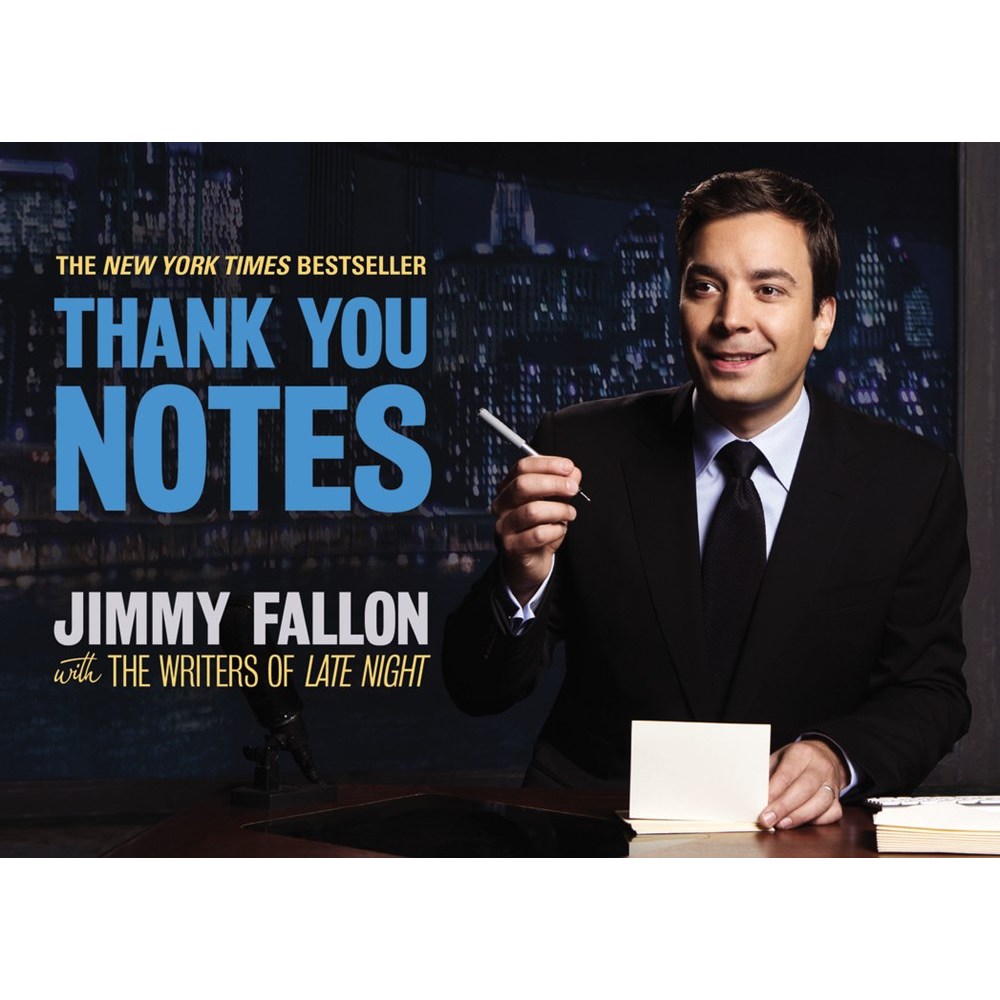 ขอบคุณบันทึกโดย Jimmy Fallon,the Writers of Late Night (ฉบับสหรัฐอเมริกาปกอ่อน)