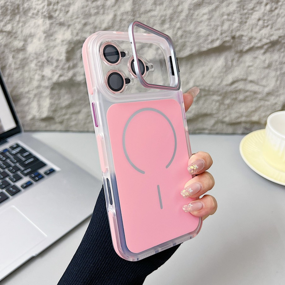 ผิวรู้สึกกลับและฝ้ากรอบเคสโทรศัพท์ที่มีเลนส์ชุบไฟฟ้าสําหรับ ไอโฟน 17 16 15 มือโปร โปรแม็กซ์ 17 อากาศ 16 15 14บวกกันกระแทกป้องกันการลื่นปลอก