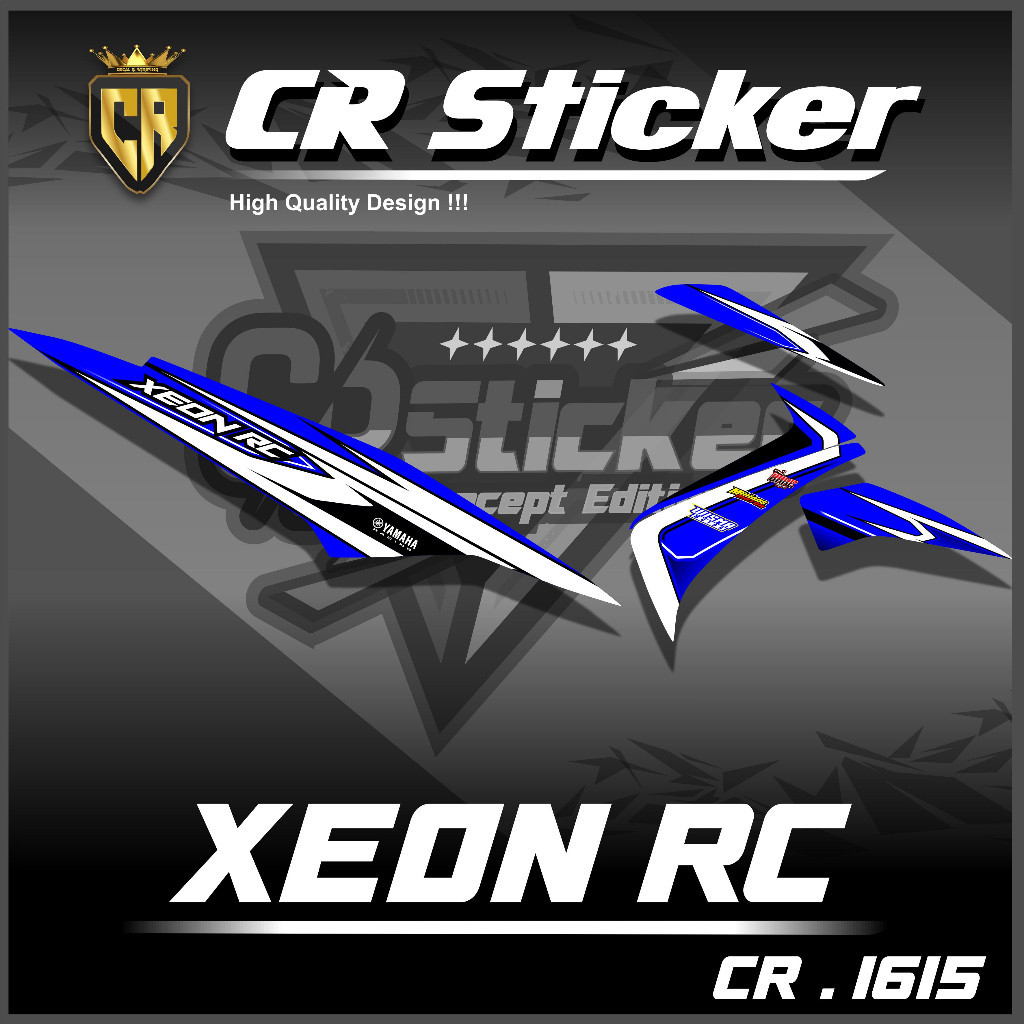 XEON RC PREMIUM MOTORCYCLE STRIPING STICKERS COOL VARIATION LINES XEON RC MOTORCYCLE STICKERS YAMAHA