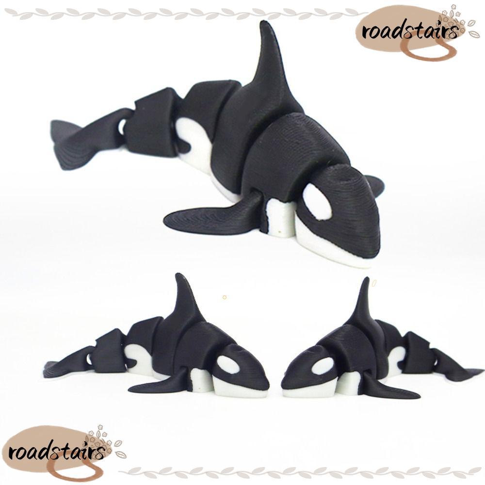 ROADSTAIRS Animals Fidget ของเล่นพิมพ์ที่ไม่ซ้ํากัน, Mini Articulated Fidget Executive Desk Decor
