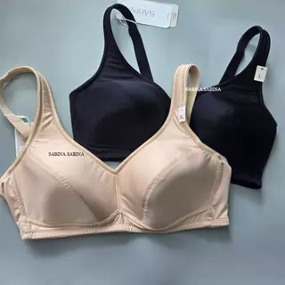 Sabina Forever Young Level 1 เสื้อชั้นใน ไร้โครง รหัส NBF25002 PLUS SIZE M-4XL ตะขอหลัง ฟองบาาง
