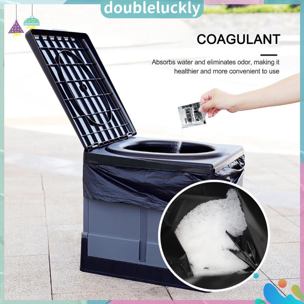 【Hot】48pcs ดซับห้องน้ําเป็นมิตรกับสิ่งแวดล้อม Liquid Waste Gelling Powder Rapid Poo ปัสสาวะผง Camping ห้องน้ําเจลสําหรับ Camping เดินป่า - รูปที่ 4