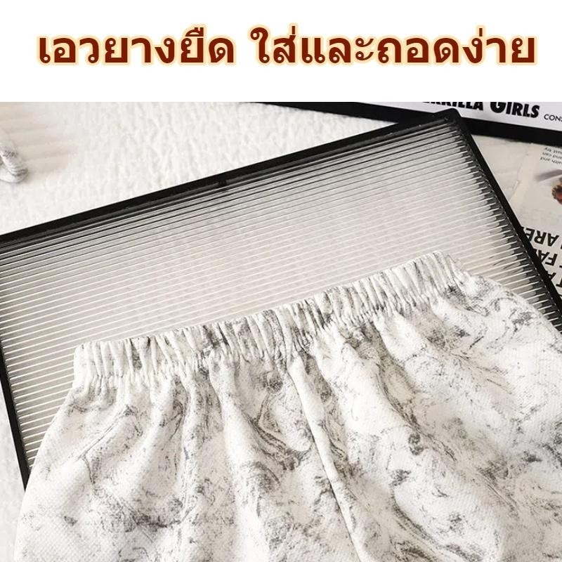 ชุดวอร์มเด็กชาย เสื้อแขนสั้น และกางเกงขาสั้น เนื้อผ้าระบายอากาศได้ดี เย็นสบาย ไอเทมสุดชิคสไตล์เกาหลีสำหรับหน้าร้อน - รูปที่ 6