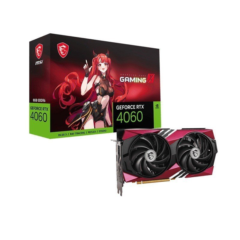 สินค้าใหม่ MSI Magic Dragon GeForce RTX 4060 GAMING X 8G MLG GAMING เกมกราฟิกการ์ดคอมพิวเตอร์