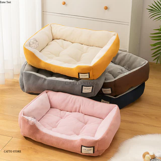 ที่นอนน้องแมว ที่นอนสัตว์เลี้ยง เบาะนอน นุ่ม หนา น่ารัก พาสเทล กันลื่น พร้อมส่ง มีขอบกันตก BEDA