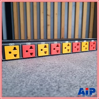 COMSON AEC-99 ปลั๊กRACK โชว์V และ A มีเบรคเกอร์ ปลั๊กไฟติดแร็ค 9 ช่อง USB 2 ช่อง AEC 99 AEC99 AC99 AC 99 **จอแสดงโวลท...