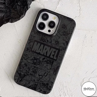 สำหรับIPhone 17 air 16 12 15 11 13 14 Pro Max XS XR X Max 16 7 8 15 Plus เคสผิวมันลายการ์ตูนสไปเดอร์แมนสไตล์แบรนด์แฟชั่น