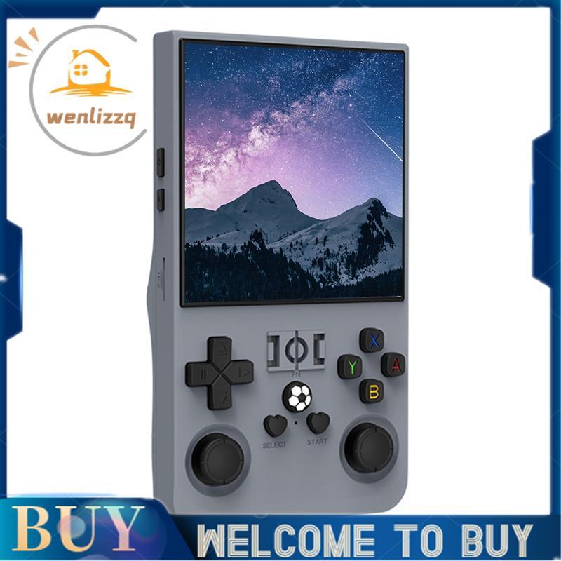 R36MAX Retro 128GB เกมคอนโซลมือถือ 128GB 4.0 นิ้วหน้าจอ IPS สําหรับ Linux ระบบแบบพกพาเครื่องเล่นวิดี