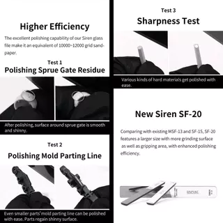 Siren-glass Mirror Polishing File By DSPIAE ตะไบขัด
