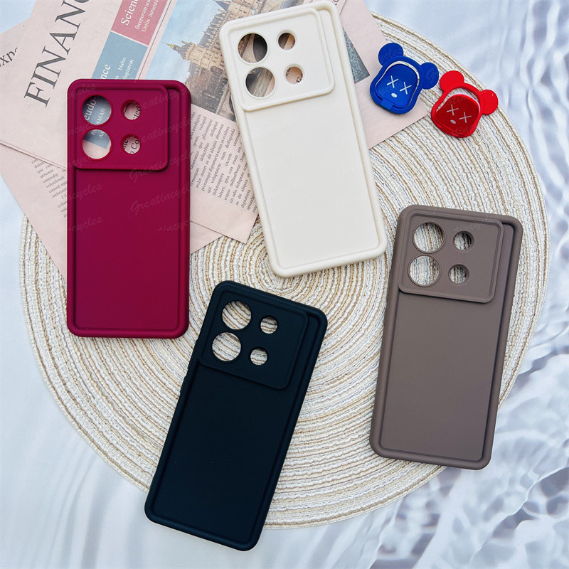 Soft TPU สําหรับ Infinix Zero 30 5G X6731 4G X6731B เคสโทรศัพท์แฟชั่นสีลูกกวาดกันกระแทกกันชนปกหลัง