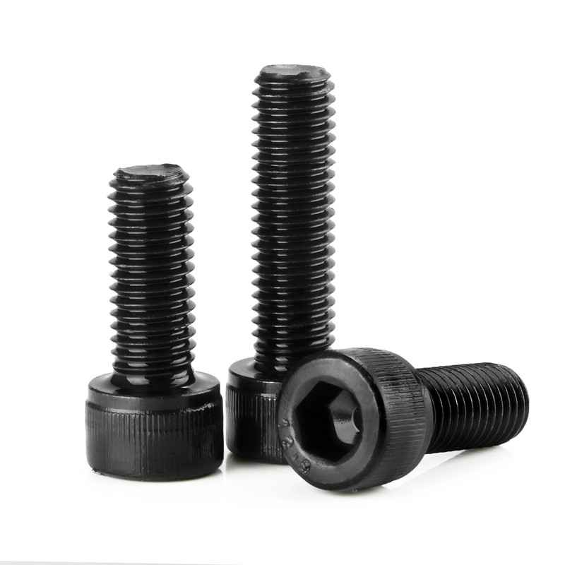 น็อต สกรู หัวจม 6 เหลี่ยม เหล็กแข็ง 12.9 เกลียวมิล / Hex Socket Head Cap Machine Screw 12.9 Grade / น็อตดำ หัวจม เกรด 12.9 แข็งพิเศษ สกรูชุบแข็งดำ เกลียวมิล/ สกรูหัวจม ดำ น็อตหกเหลี่ยม น็อตเบอร์ – M3/M4/M5/M6/M8/M10/M12 *L=30-150MM-ZHX-LB-1-MB ราคา ถูกที่สุด ดีลบีเคเค แกลเลอรีภาพที่ 9