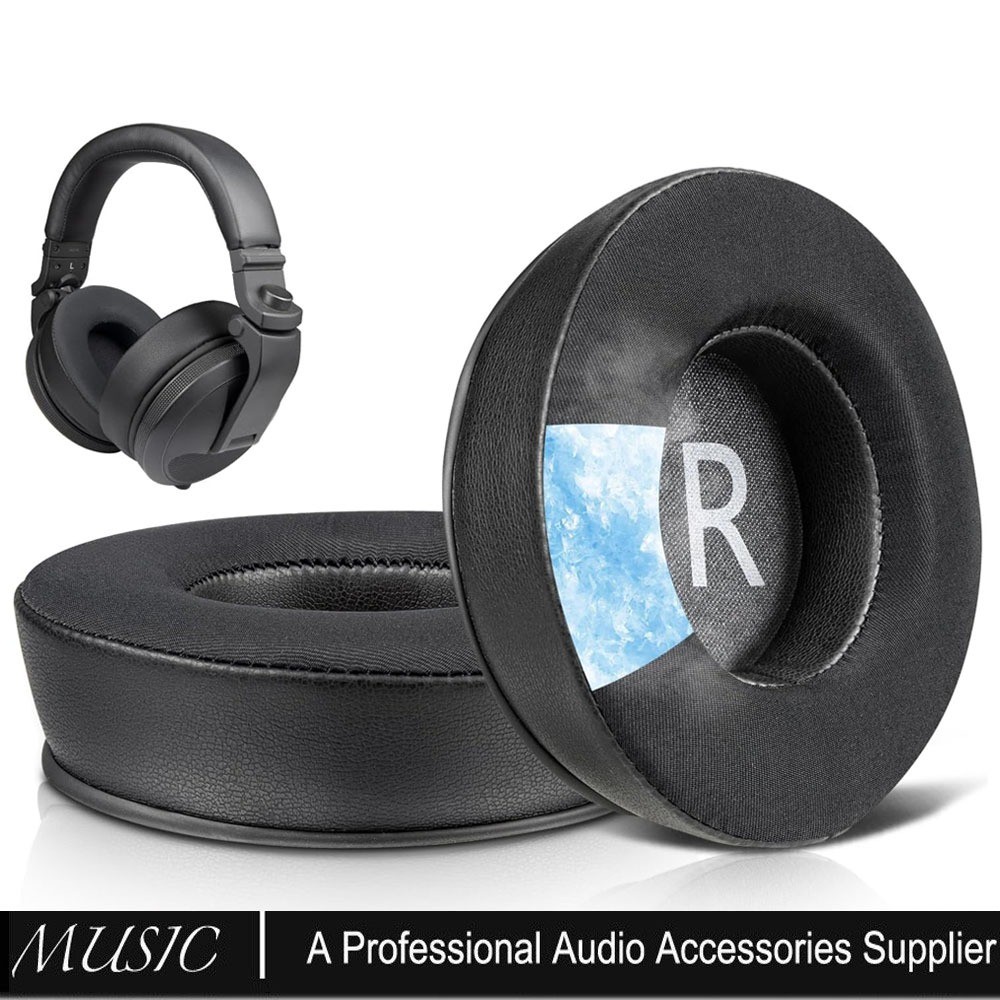 แผ่นรองหูฟังเจลทําความเย็นสําหรับ Pioneer DJ HDJ-X5/X5 BT, HDJ-X7,HDJ-X10 หูฟัง, แผ่นรองหูฟังเบาะพร้