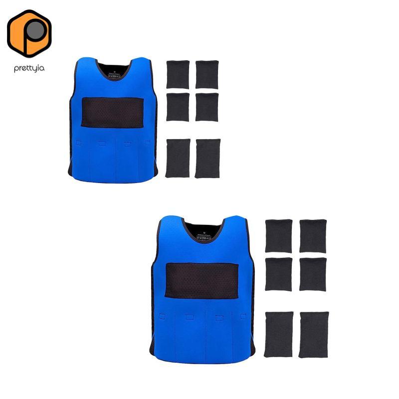 Prettyia Weighted Vest สําหรับเด็ก Sensory Compression Vest เด็กแขนกุดครอบคลุมรูปแบบ Fitting แบบพกพา