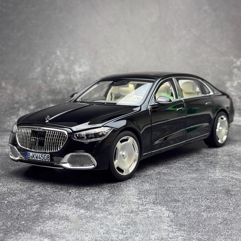 NOREV 1:18 Mercedes Maybach S680 2021 Maybach S-Class Alloy โมเดลรถเปิดเต็มรูปแบบ