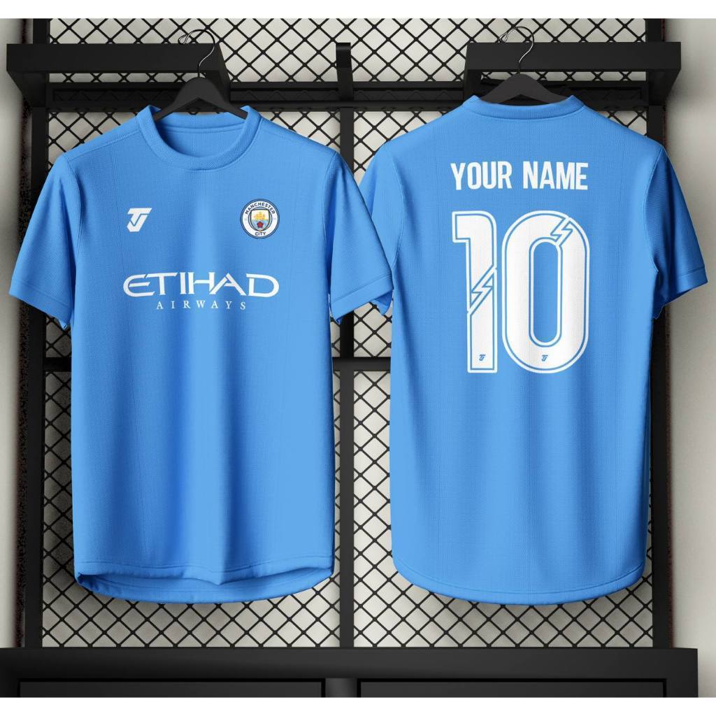 Jersi Man City Jersey Man City EPL Jersey Man City Club พร้อมชื่อที่กําหนดเอง
