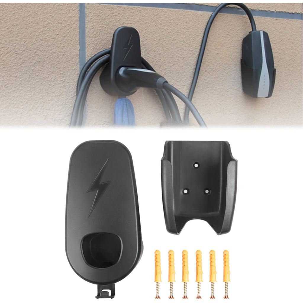 สายชาร์จ Organizer Wall Mount Connector Holder พร้อมแชสซีสําหรับ Tesla รุ่น 3 / Y/X/S Gen 1 & 2 Stan