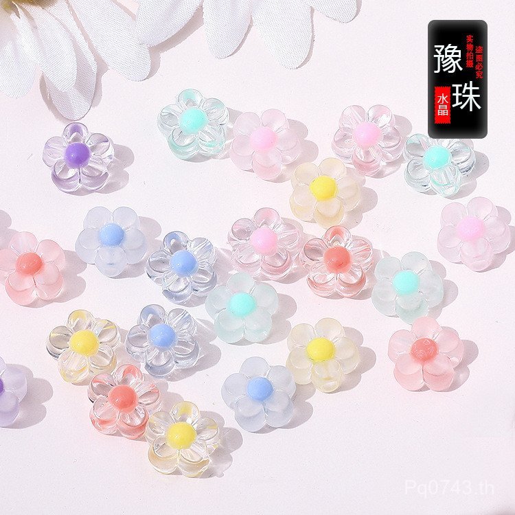 อะคริลิคโปร่งใส DIY ดอกไม้ต่างหูและสร้อยคออุปกรณ์เสริม AFM0