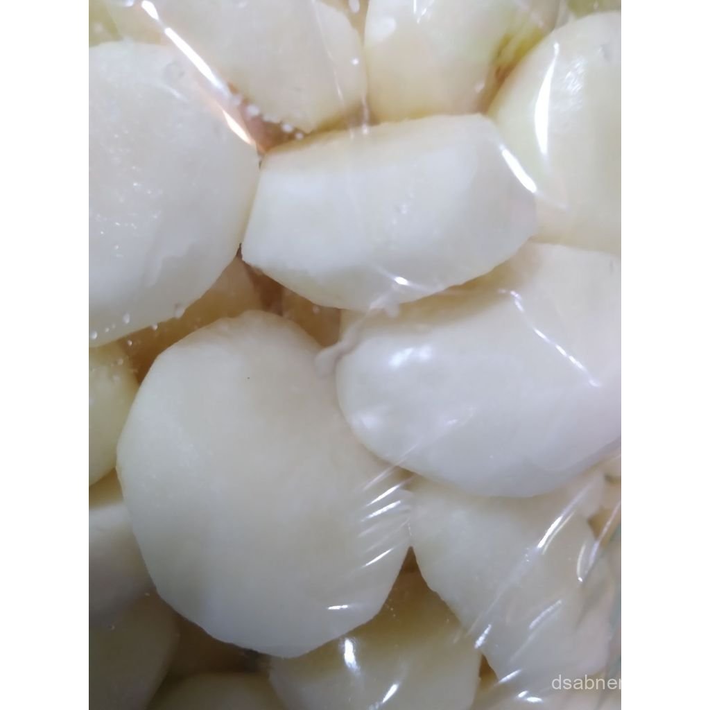 Fresh, Peeled Arrowroot, Ready to Cook, Large Grains, 100% Authentic (Weight 1,000 Grams)
