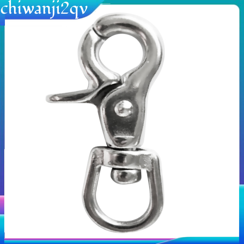 [chiwanji2qv] 304 สแตนเลสสตีลหมุนกุ้งก้ามกรามคลิป Snap Hook กระเป๋า /เชือกเส้นเล็กสัตว์เลี้ยง
