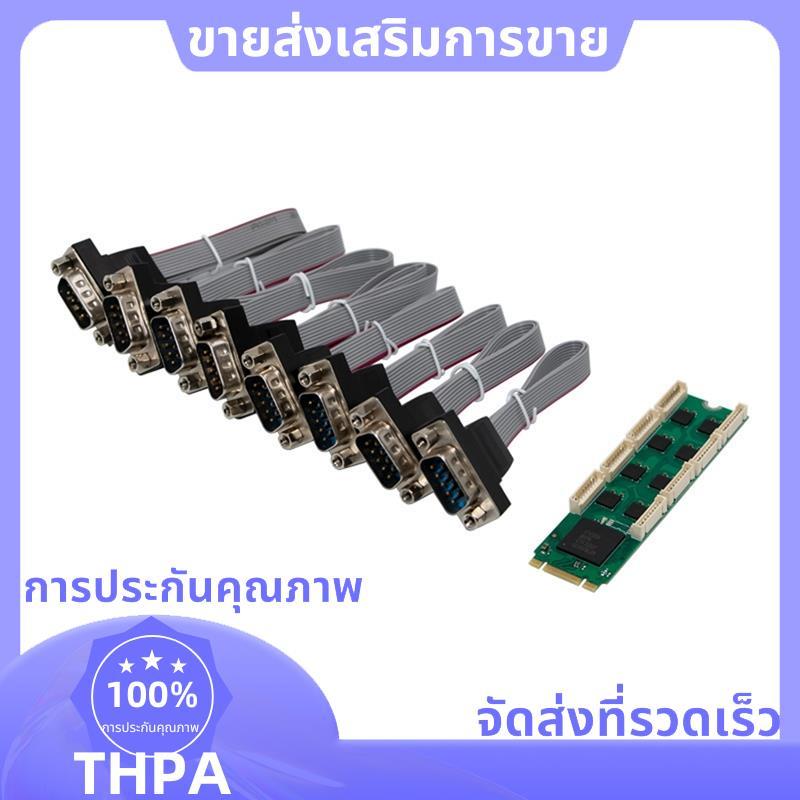 M.2 B + M Key ถึง 8 พอร์ต RS232 การ์ดขยายอนุกรม XR17V358 8S M2 B + M คีย์ถึง 8 พอร์ต Serial RS232 กา