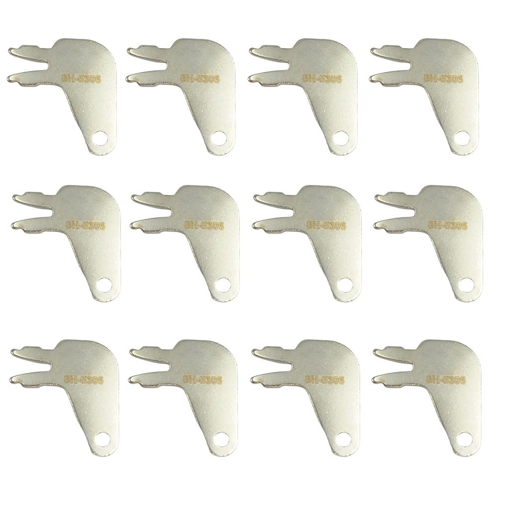 12 ชิ้น 8H5306 ปุ่มจุดระเบิด, 8H5306 ตัดการเชื่อมต่อ Key สําหรับ Caterpillar CAT อุปกรณ์แบตเตอรี่ตัด