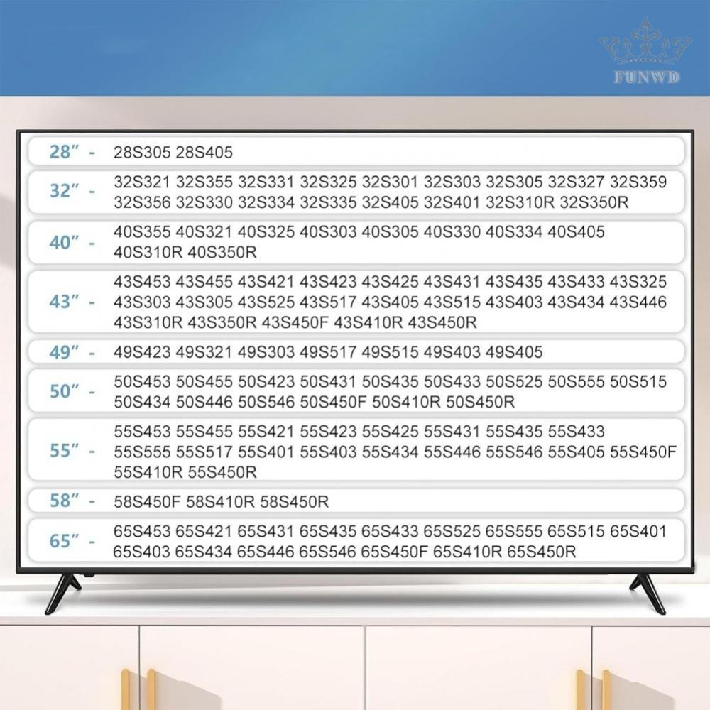 Base Stand for TCL TVs 28 Inch to 65 Inch Models Easy Installation Design