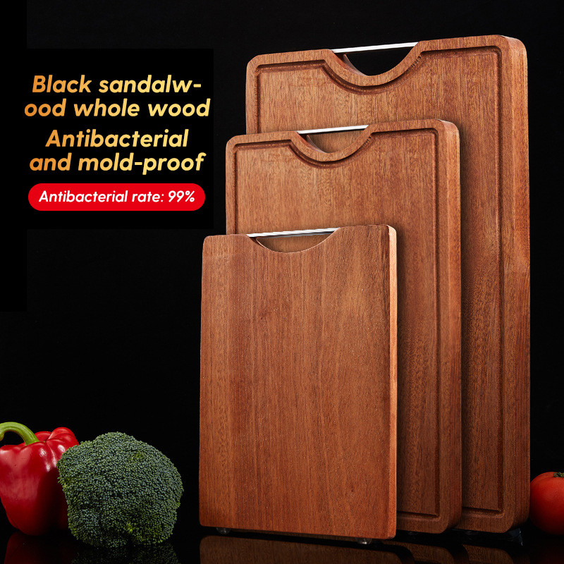KATELV Ebony Wood Chopping Board เขียงดีไซน์หนาไม้