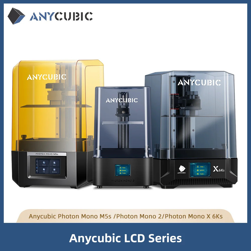 Anycubic Dlp Sla Lcd Resin 3d Printer Photon Mono 2,m5s Pro,14k Photon Mono M7 Pro, M7, Wash And Cur