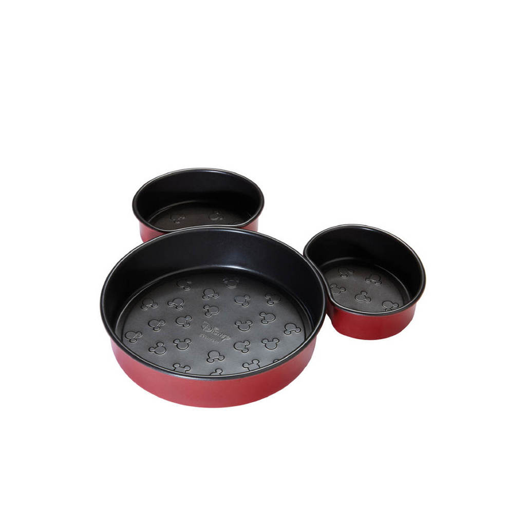 MEYER - Bakeware Disney X Meyer Mickey Head Set 3 pcs Red