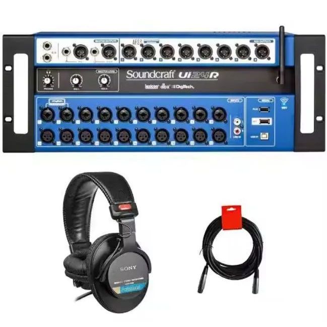 ใหม่ต้นฉบับซื้อพร้อม Confidence ใหม่ Soundcraft Ui24R 24 ช่อง Digital Mixer Multi-Track USB Video Re