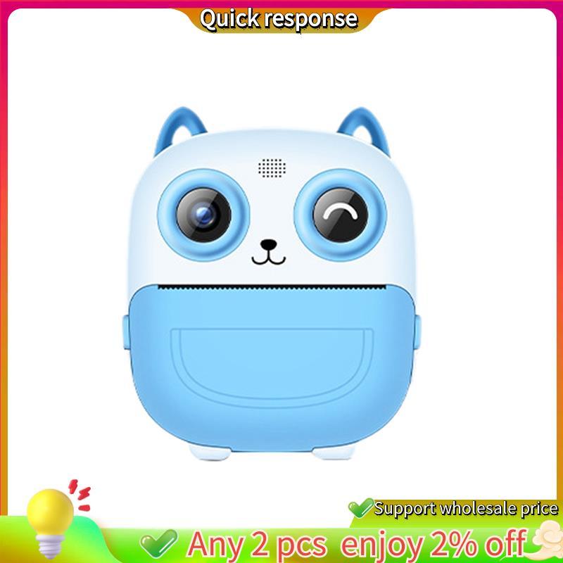 In stock-Kid Camera Printer Portable Thermal Instant Print Photo Kids Digital Camera 2.4 นิ้ว HD Dua