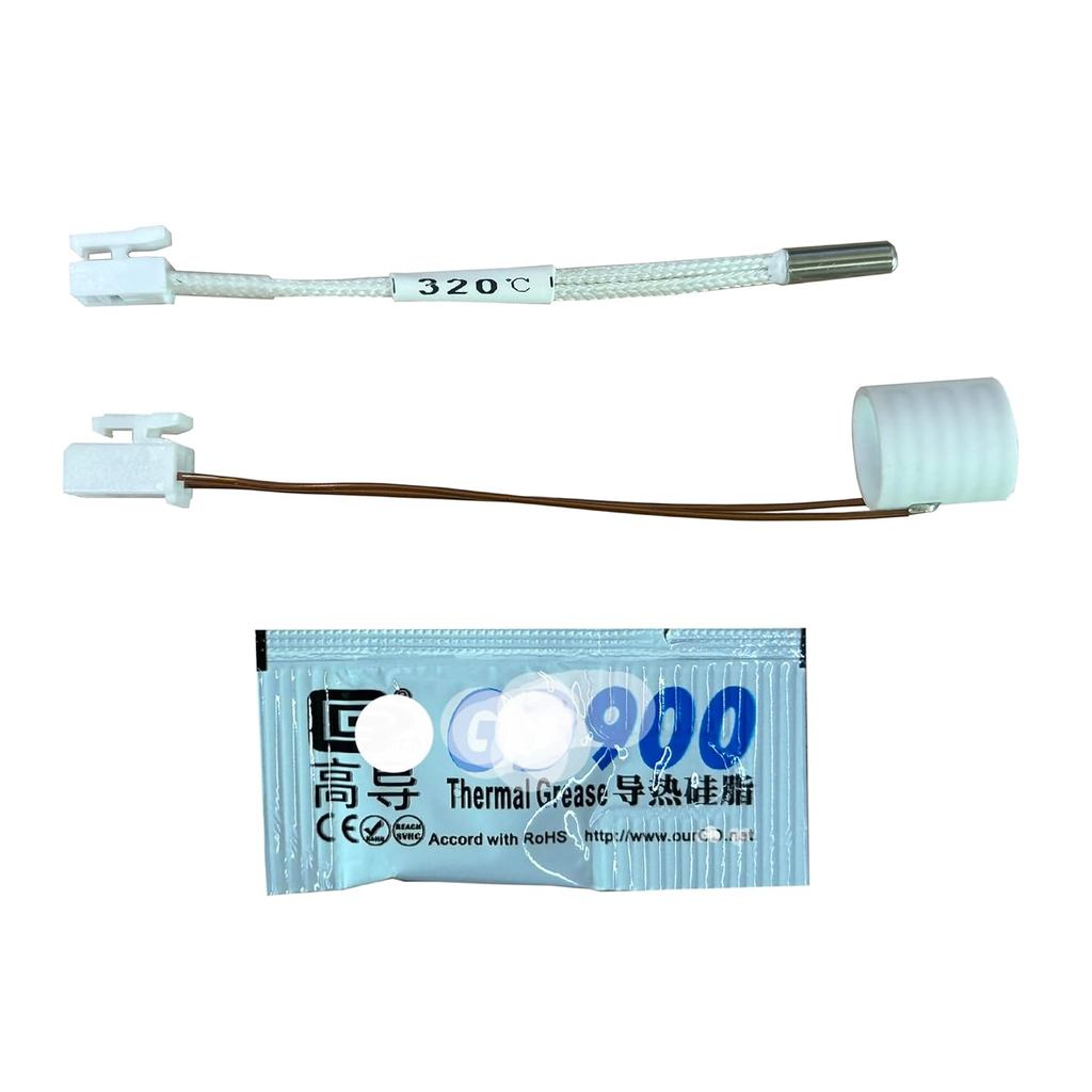 K1C หลอดทําความร้อนเซรามิก 320°C เซ็นเซอร์อุณหภูมิเทอร์มิสเตอร์เข้ากันได้กับ Creality K1 SE, K1 MAX(