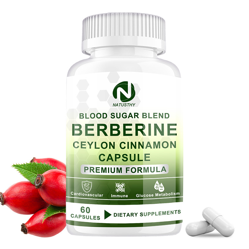 Berberine Ceylon Cinnamon Complex สําหรับน้ําตาลในเลือด การเผาผลาญ สุขภาพและสารต้านอนุมูลอิสระ