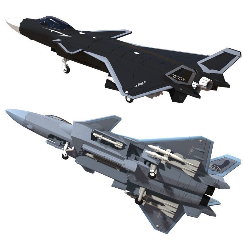 [แนะนํา] China J-20 Stealth Fighter รุ่น J20 จําลองเครื่องบินประกอบผลิตภัณฑ์สําเร็จรูปคอลเลกชันตกแต่