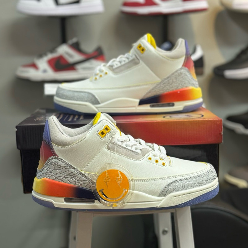 男士AJ3 x J Balvin Sunset Xian Kicks款 Z5RQ