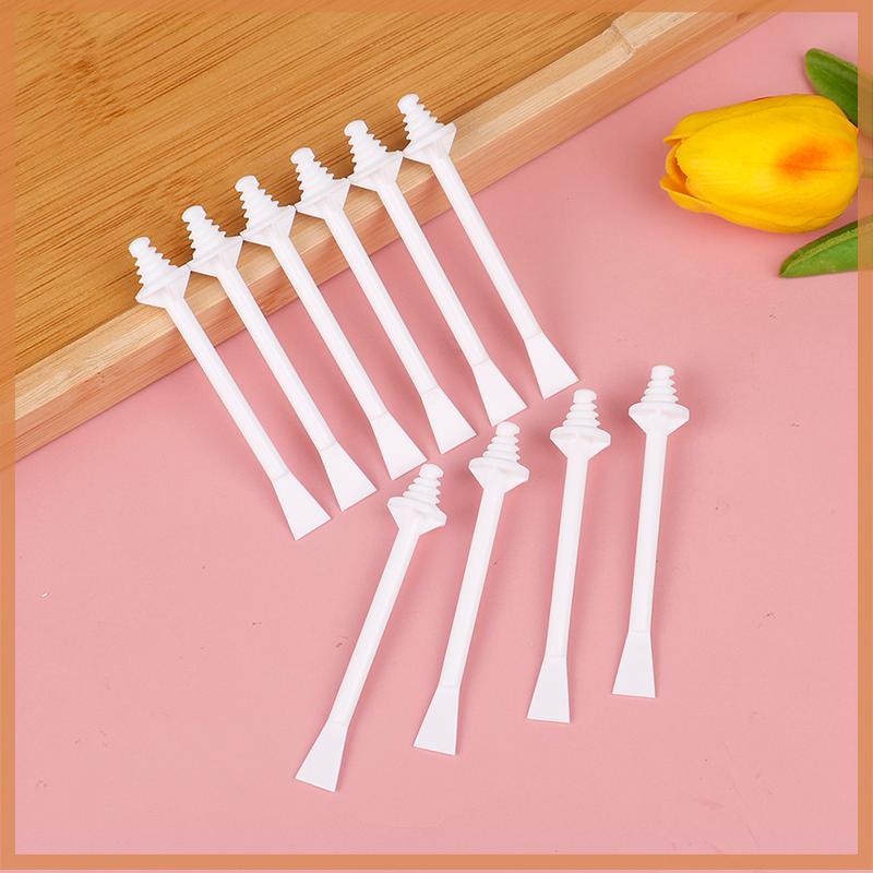 [savemoneyeveryday] 10 ชิ้น Nose Wax Wax Wax Stick พลาสติกแว็กซ์กําจัดขนแบบใช้แล้วทิ้ง smearing Stic